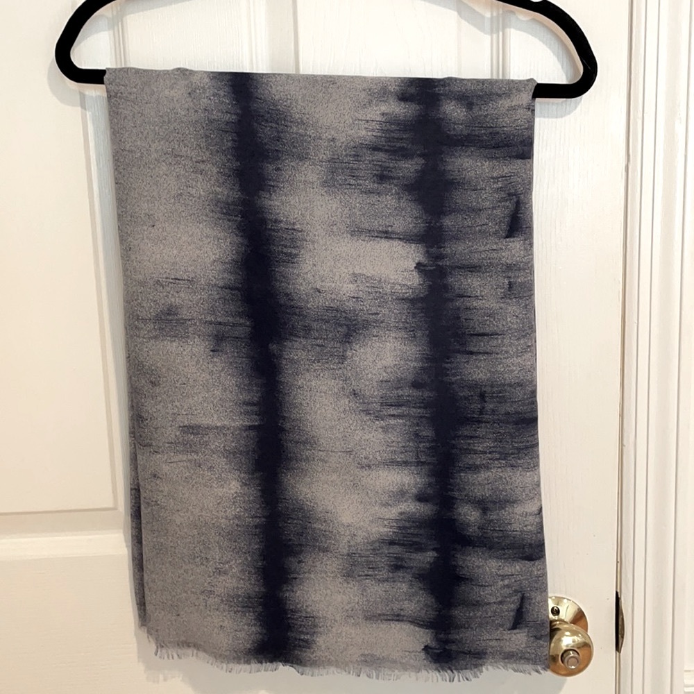 NWOT Blue Tie Dye XL Scarf